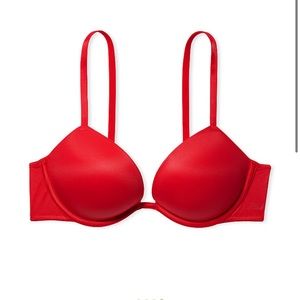 Victoria’s Secret PINK Red Bra Push Up Bra 34C